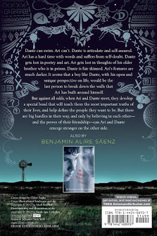 Aristotle and Dante discover the secrets of the universe book cover back
